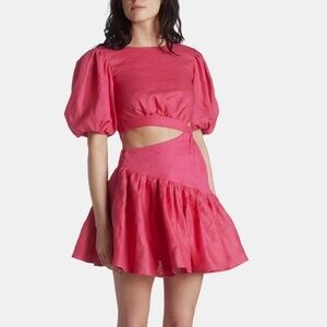 BARDOT MIMI LINEN DRESS